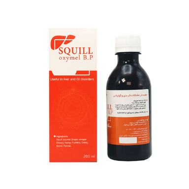 شربت سکنجبین عنصلی (Squill Oxymel Syrup) نیاک حجم 200 میلی لیتر