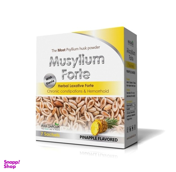 ساشه موسیلیوم فورت (Musylium Forte) ایران داروک طعم آناناس بسته 7 عددی