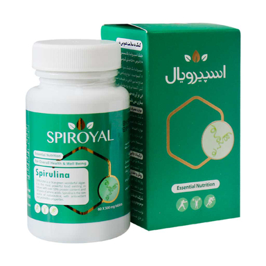 قرص اسپیرویال آرین گستر بسته 60 عددی