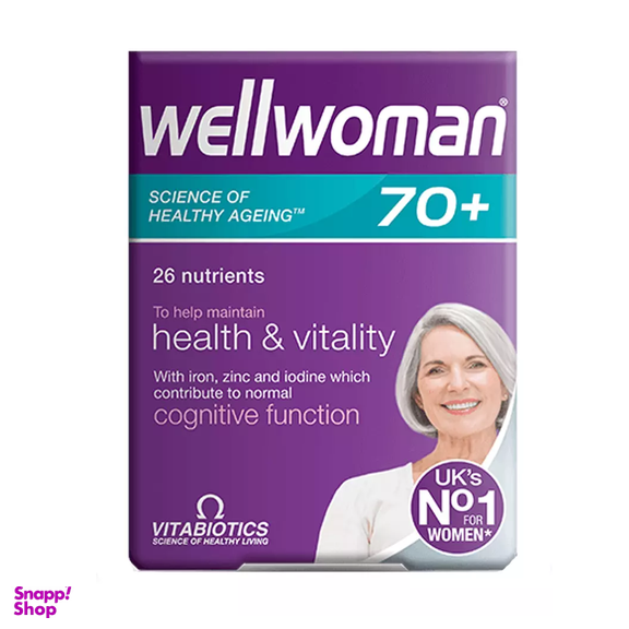 قرص ول ومن (Well Woman) ویتابیوتیکس مناسب بالای 70 سال تعداد 30 عدد