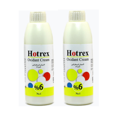 کرم اکسیدان حرفه‌ ای هاترکس (Hotrex) مدل 01 شش درصد مجموعه 2 عددی