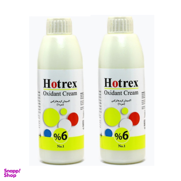 کرم اکسیدان حرفه‌ ای هاترکس (Hotrex) مدل 01 شش درصد مجموعه 2 عددی