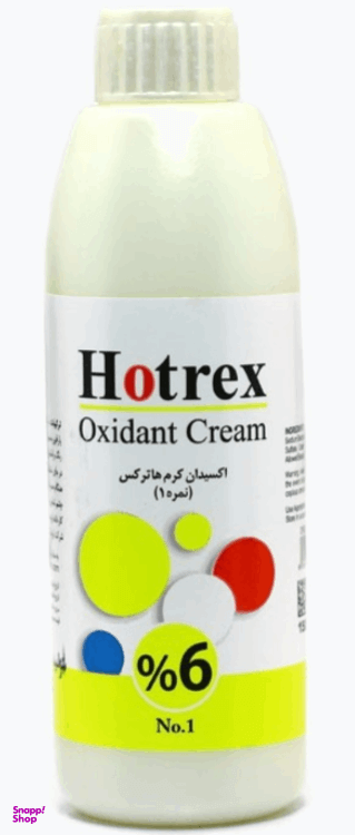 کرم اکسیدان حرفه‌ ای هاترکس (Hotrex) مدل 01 شش درصد مجموعه 2 عددی