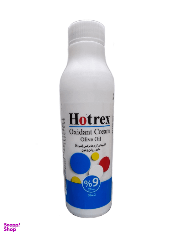 کرم اکسیدان حرفه‌ ای هاترکس (Hotrex) مدل 02 نه درصد حجم 150 میلی لیتر