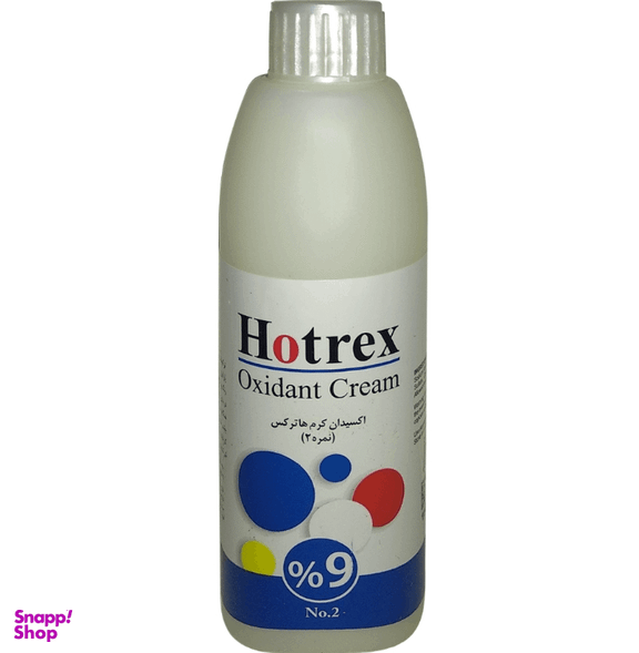 کرم اکسیدان حرفه‌ ای هاترکس (Hotrex) مدل 02 نه درصد حجم 150 میلی لیتر