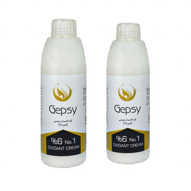 کرم اکسیدان حرفه‌ای جیپسی (Gepsy) مدل 01 شش درصد مجموعه 2 عددی