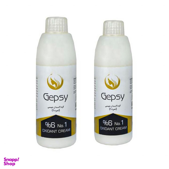 کرم اکسیدان حرفه‌ای جیپسی (Gepsy) مدل 01 شش درصد مجموعه 2 عددی