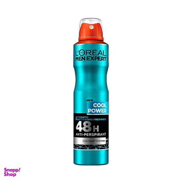 اسپری ضد تعریق لورآل (Loreal) به همراه رول ضد تعریق مدل Cool Power مجموعه 2 عددی