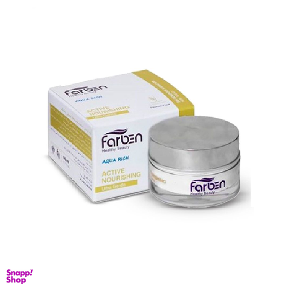 کرم آبرسان دست و صورت فاربن (Farben) مدل Aqua Rich مجموعه 2 عددی