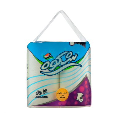 دستمال حوله‌ای شکوه (Shokouh) بسته 4 عددی