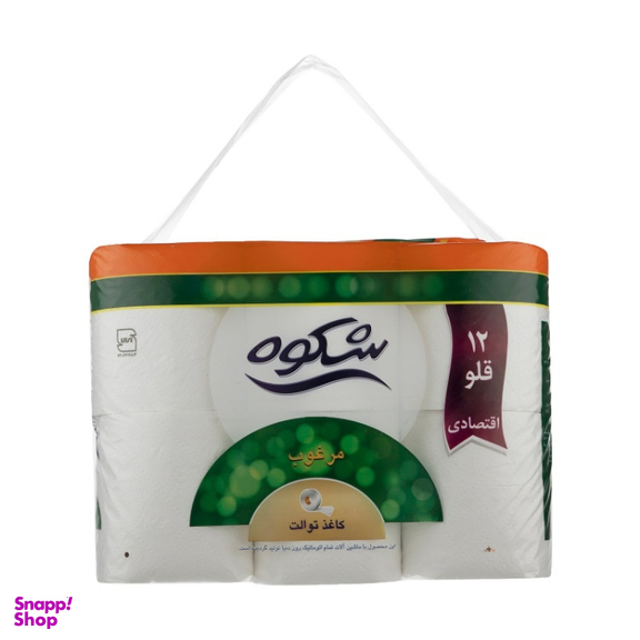 دستمال توالت شکوه (Shokouh) بسته 12 عددی