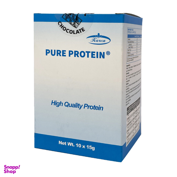 ساشه پودر پیور پروتیین (Pure Protein) کارن طعم موزی بسته 10 عددی