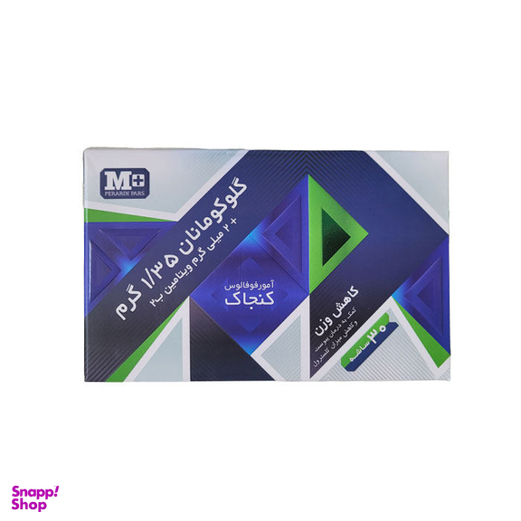 ساشه گلوکومانان (Glucomannan) ام پلاس بسته 30 عددی