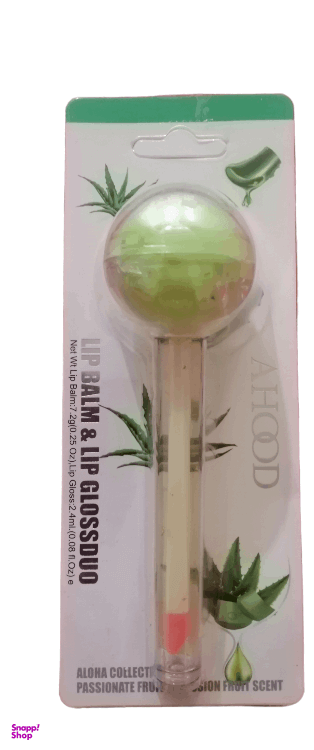 بالم لب و برق لب دو کاره آهود (Ahood) مدل آبنباتی با عصاره آلویه ورا