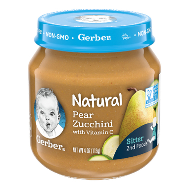پوره گربر (Gerber) با طعم گلابی حاوی ویتامین C