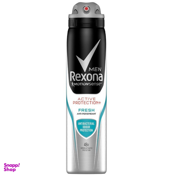 اسپری پودری ضد تعریق مردانه رکسونا (Rexona) مدل Active Fresh حجم 200 میلی لیتر