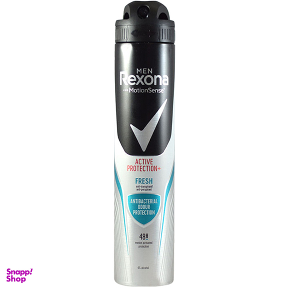 اسپری پودری ضد تعریق مردانه رکسونا (Rexona) مدل Active Fresh حجم 200 میلی لیتر