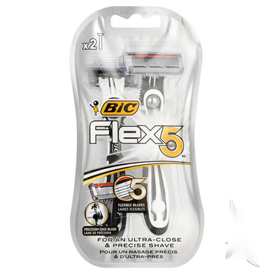 خودتراش 5 لبه بیک (Bic) مدل Flex بسته 2 عددی