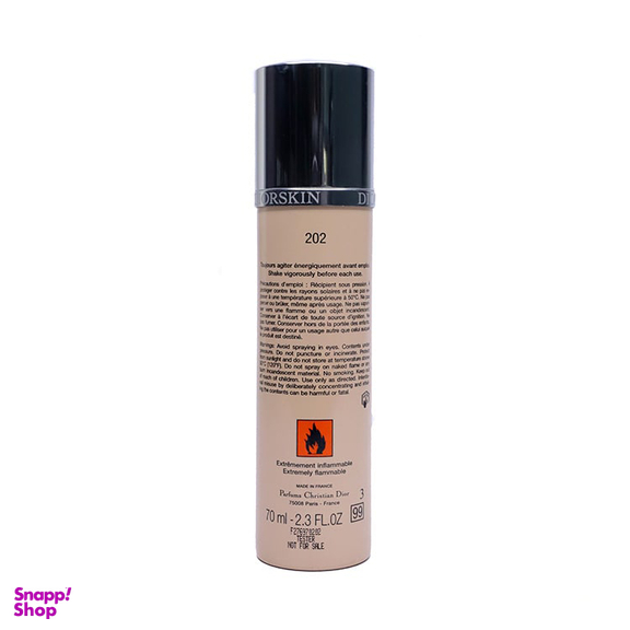 تستر اسپری کرم پودر دیور (Dior) مدل Airflash شماره 202