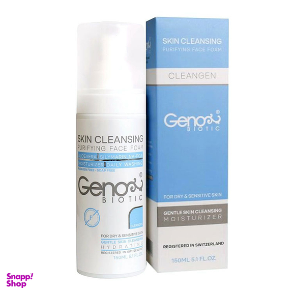 فوم شستشوی ژنو بایوتیک (Geno Biotic) مدل Dry And Sensitive