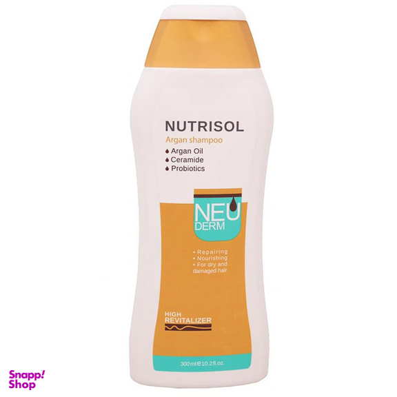 شامپو مو نئودرم مدل Nutrisol Argan حجم 300 میلی لیتر