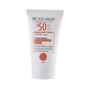 کرم ضد آفتاب و ضد لک اسکن اسکین (Scan Skin) با SPF50