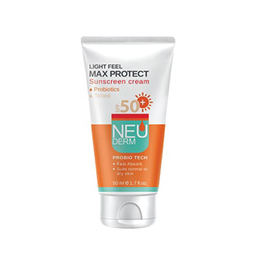 کرم ضد آفتاب نیودرم (Neuderm) مدل Max Protect با SPF50 مخصوص پوست نرمال و خشک رنگی