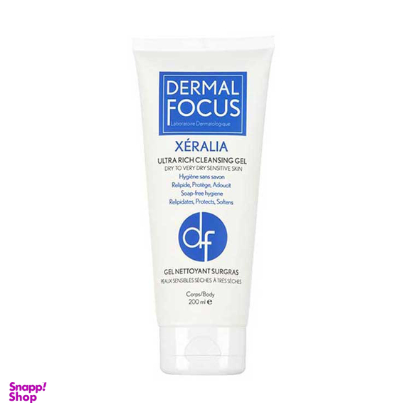 ژل شـوینده بدن درمال فوکوس (Dermal Focus) مدل Xeralia
