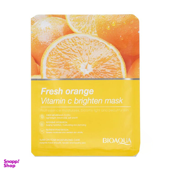 ماسک نقابی بیوآکوا (Bioaqua) حاوی عصاره پرتقال