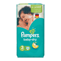 پوشک کودک پمپرز (Pampers) مدل Baby Dry سایز 3 بسته 50 عددی