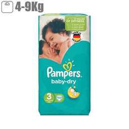 پوشک کودک پمپرز (Pampers) مدل Baby Dry سایز 3 بسته 50 عددی