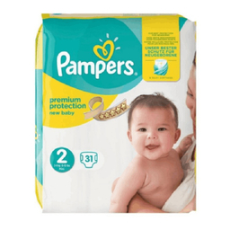پوشک کودک پمپرز (Pampers) مدل premium protection سایز 2 بسته 31 عددی