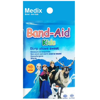 چسب زخم کودک مدیکس طرح فروزن بسته 10 عددی