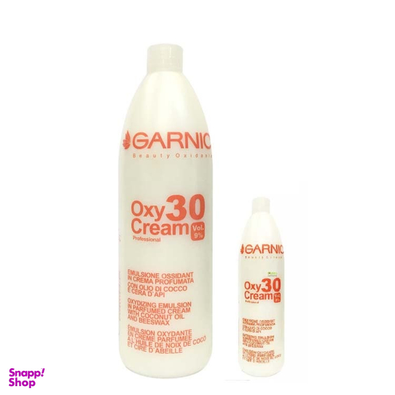اکسیدان گارنیک (Garnic) مدل Oxy30 Cream نه درصدی حجم 1000 میلی لیتر به همراه یک اکسیدان هدیه