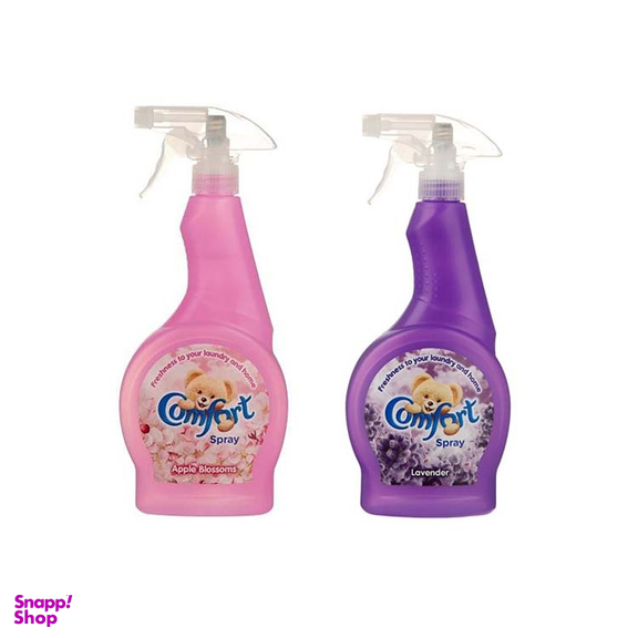 اسپری خوشبو کننده هوا کامفورت (Comfort) مدل Apple Blossoms و Lavender مجموعه 2 عددی