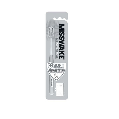 مسواک میسویک (Misswake) مدل Whitening با برس نرم همراه درپوش
