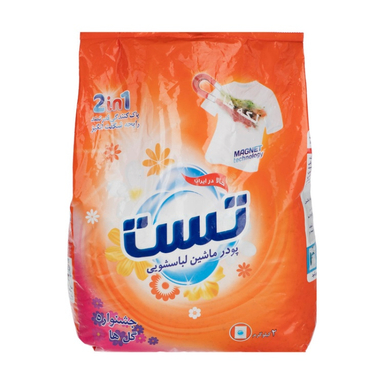پودر ماشین لباسشویی تست (Test) مدل Jashnvare Gol وزن 2 کیلوگرم