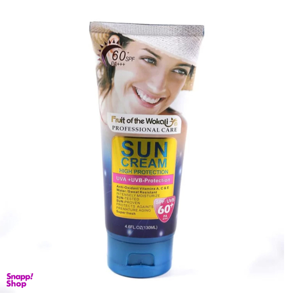 کرم ضد آفتاب ووکالی مدل SPF 60 حجم 130 میلی لیتر