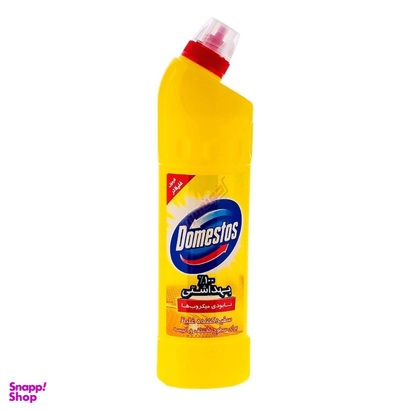 مایع سفیدکننده غلیظ سطوح دامستوس (Domestos) مدل Lemon Fresh و Snow White مجموعه 2 عددی