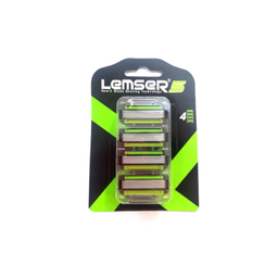 تیغ یدک اصلاح لمسر (Lemser) مدل 5 لبه بسته 4 عددی