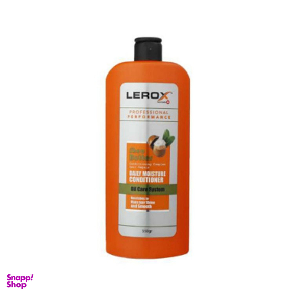 شامپو نرم کننده مو سر لروکس (Lerox) مدل زیتون حجم 550 میلی لیتر