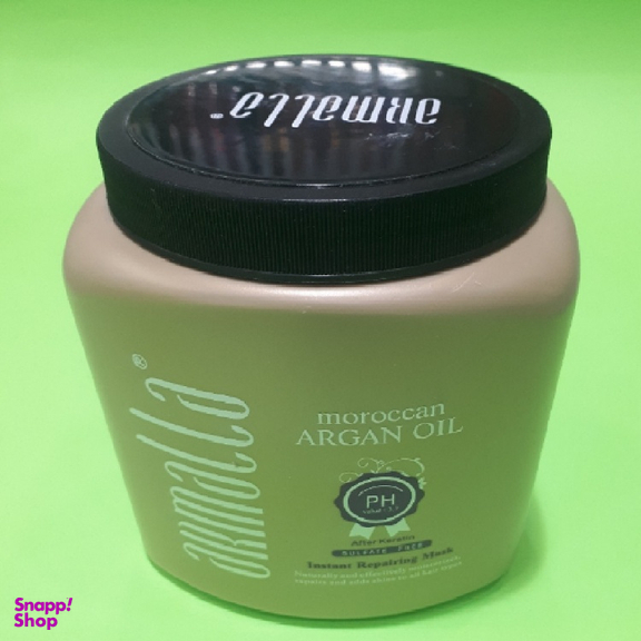 ماسک مو بدون سولفات آرمالا (Armalla) مدل روغن آرگان حجم 500 میلی لیتر