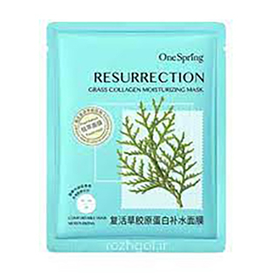 ماسک صورت وان اسپرینگ (One Spring) مدل گیاه رستاخیز حجم 25 میلی متر