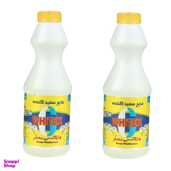 مایع سفید کننده معطر وایتکس مدل Fresh Wild Flowers حجم 750 میلی لیتر مجموعه ۲ عددی