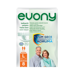 پوشینه چسبی بزرگسال اوونی (Evony) مدل 01 سایز بزرگ مجموعه 6 عددی