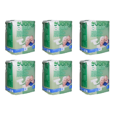 پوشینه چسبی بزرگسال اوونی (Evony) مدل 06 سایز متوسط بسته 6 عددی