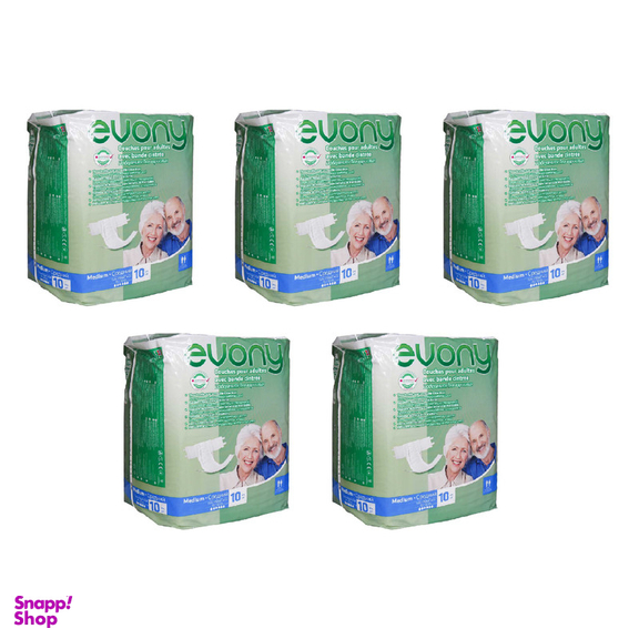 پوشینه چسبی بزرگسال چسبی اوونی (Evony) مدل 5 سایز بزرگ بسته 5 عددی