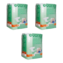 پوشینه چسبی بزرگسال چسبی اوونی (Evony) مدل 3 سایز متوسط بسته 3 عددی