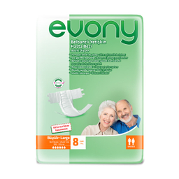 پوشینه چسبی بزرگسال چسبی اوونی (Evony) مدل 3 سایز متوسط بسته 3 عددی