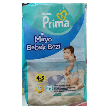پوشک کودک پریما پمپرز (Prima Pampers) مدل استخری 5-4 سایز متوسط